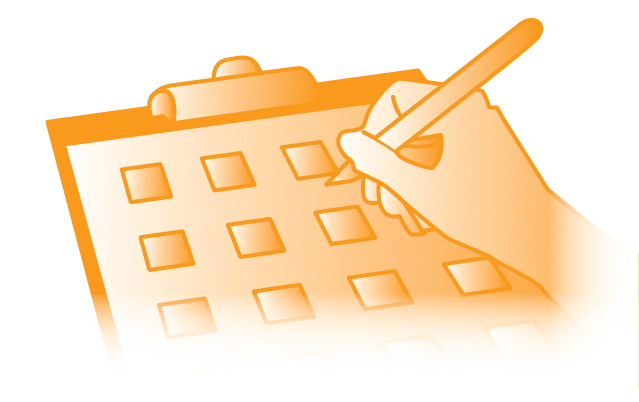 Collection Audit- clip board checklist