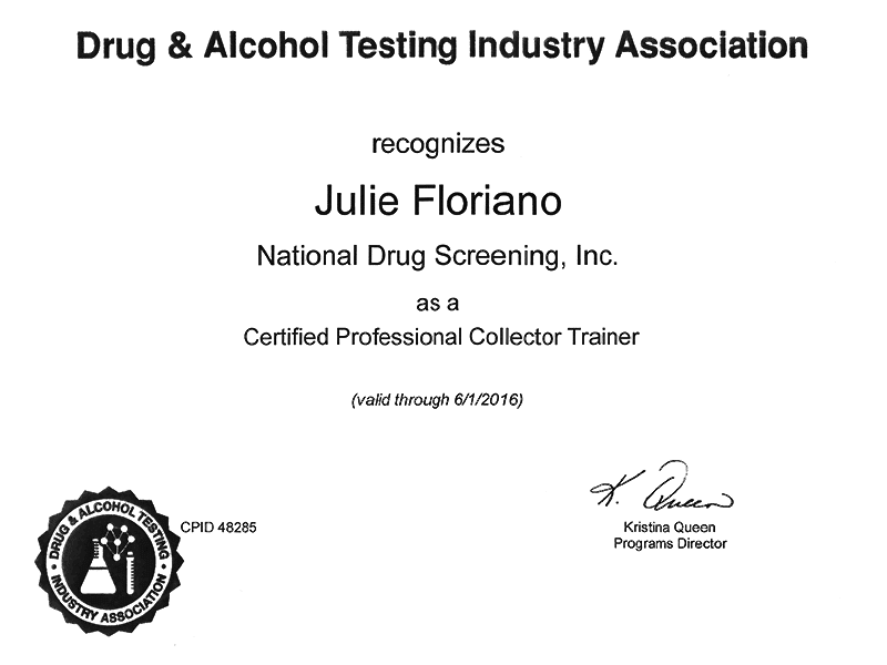 Julie Floriano datia certified professional collector trainer