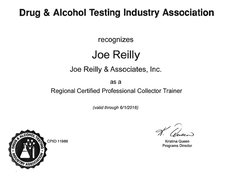 Joe Reilly datia certified professional collector trainer